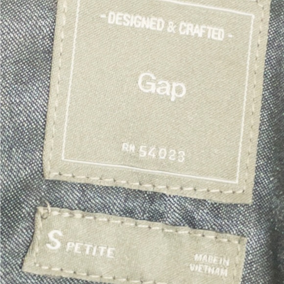 Gap Navy A Line Short Peacoat —63%Wool Petite Small - Picture 8 of 10